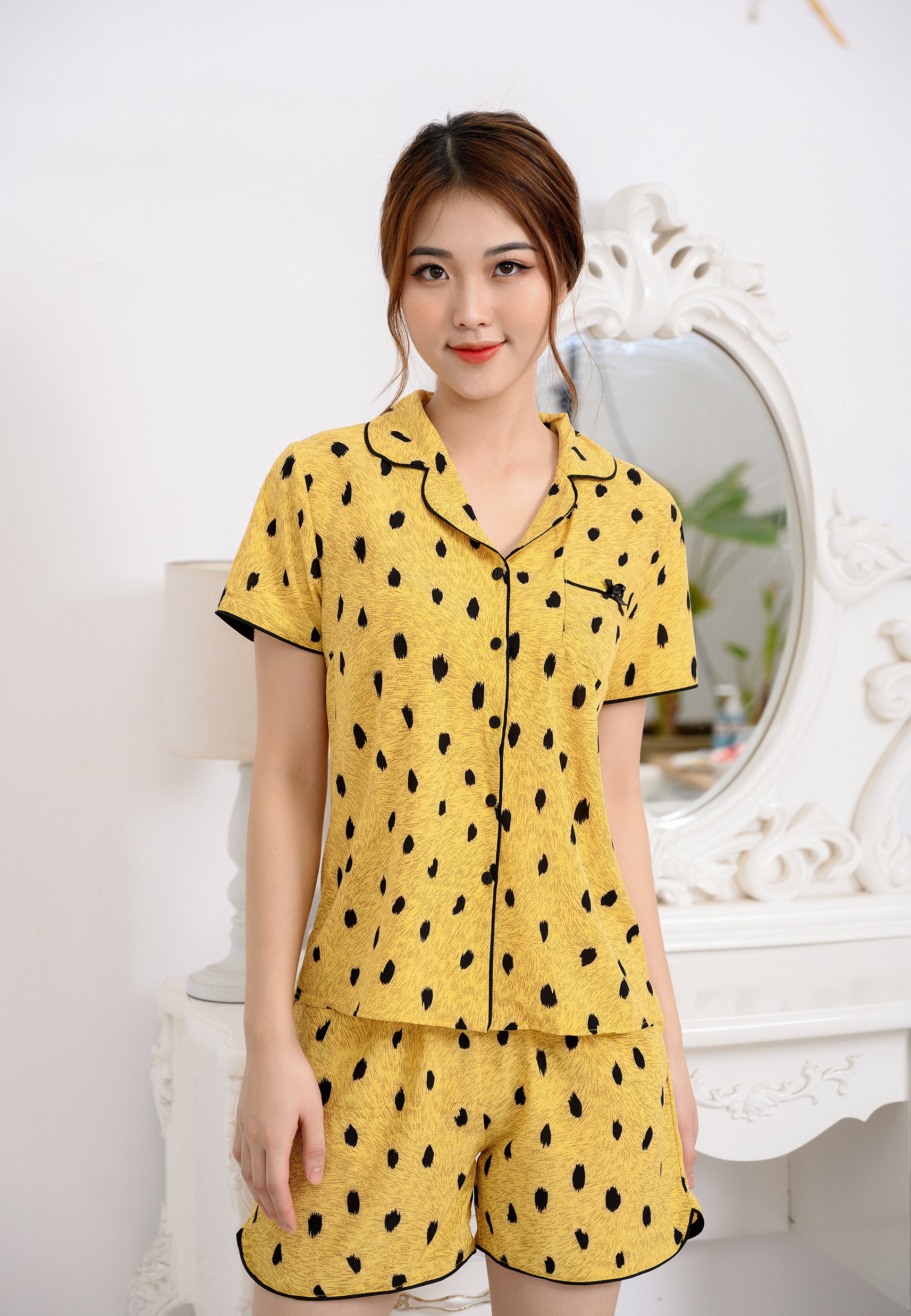 Bộ đùi lụa báo Mila nhiều màu 20LHL072VA