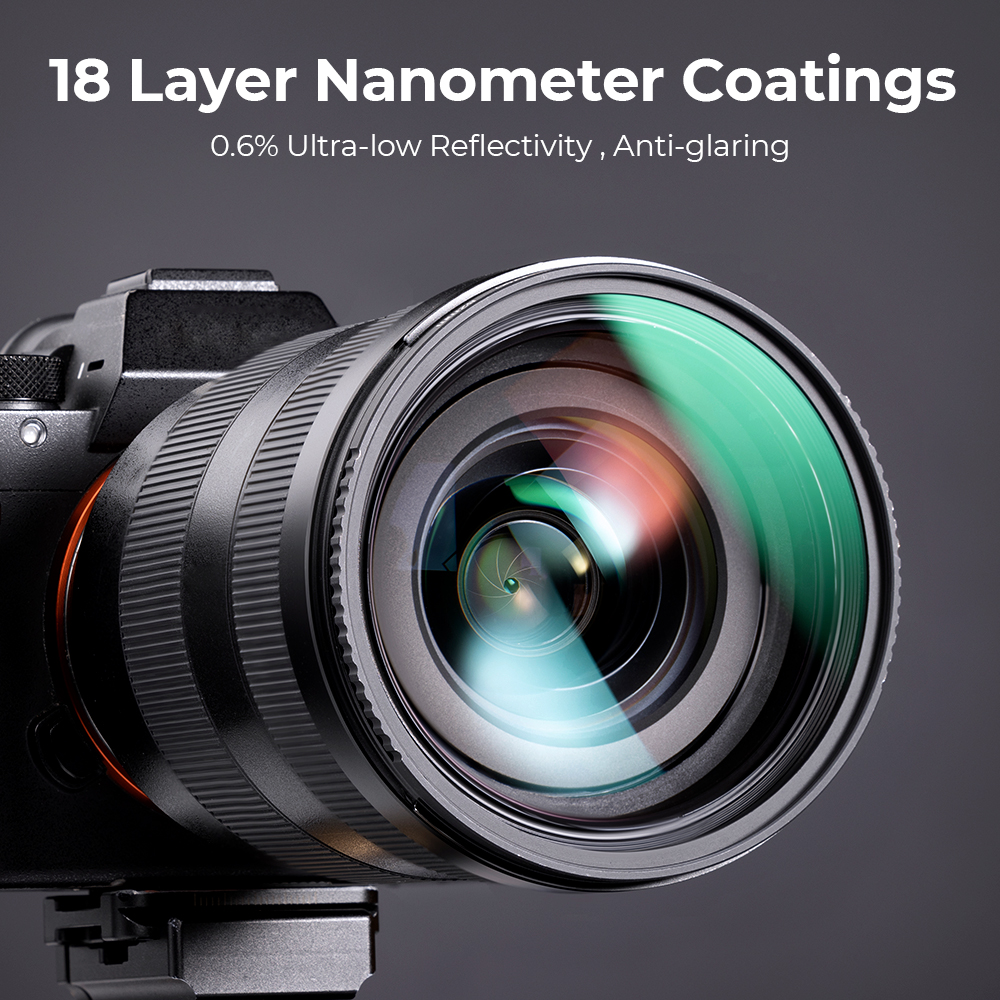 K&F CONCEPT NANO-K MC UV  Filter Slim With 3 cleaning cloths