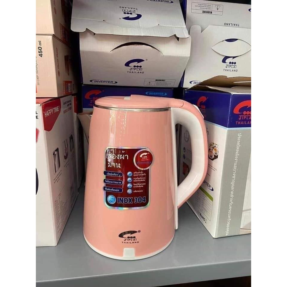 Ấm đun nước siêu tốc 2 lớp Thái Lan bình 2,5l - ẤM SIÊU TỐC JIPLAI