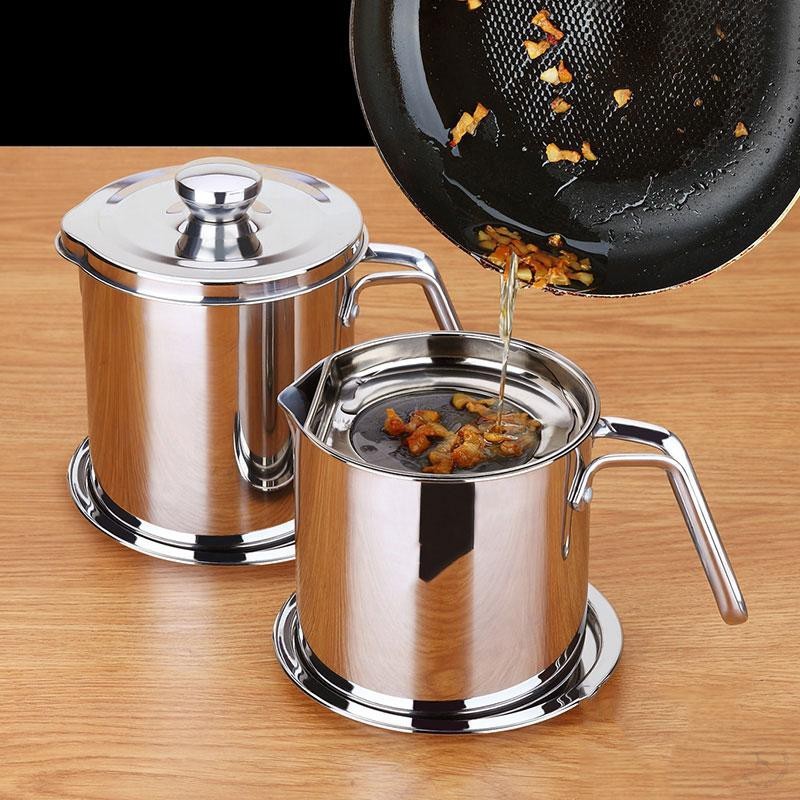 Ca lọc dầu inox 304 dung tích 1.2ml lọc tạp chất hiệu quả bền bỉ theo thời gian, lọc cặn dầu thừa, inox cao cấp không gỉ