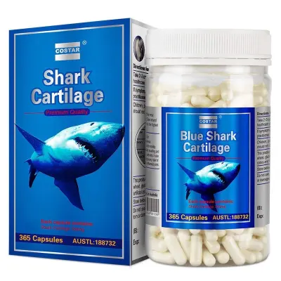 Hỗ Trợ Xương Khớp Sụn Cá Mập Costar Úc Blue Shark Cartilage 750mg (365 Viên)