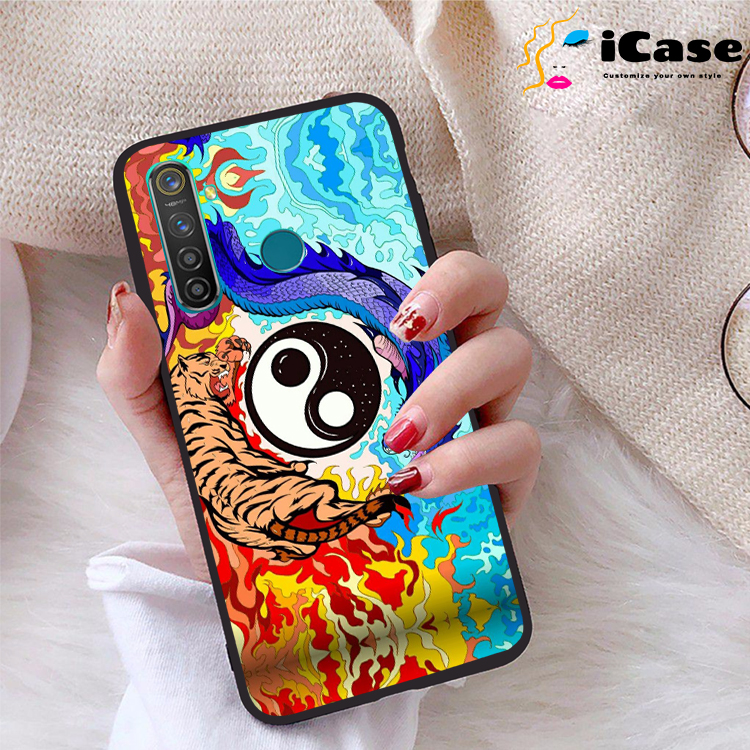 Ốp lưng realme 5 pro viền dẻo tpu bst rong