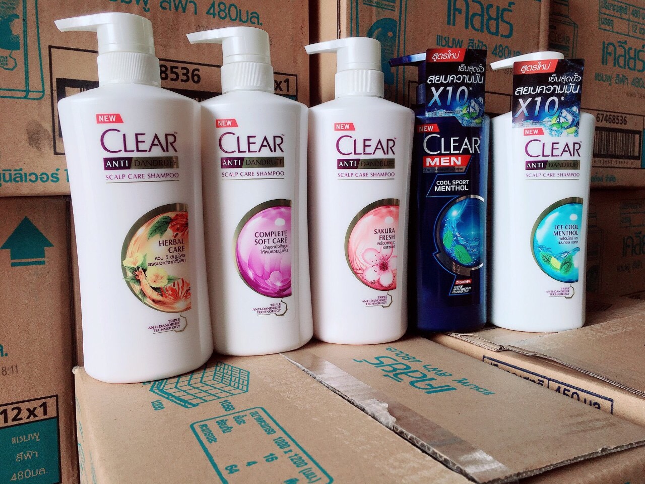 Dầu Gội Clear Hương Bạc Hà 400ml Thái Lan