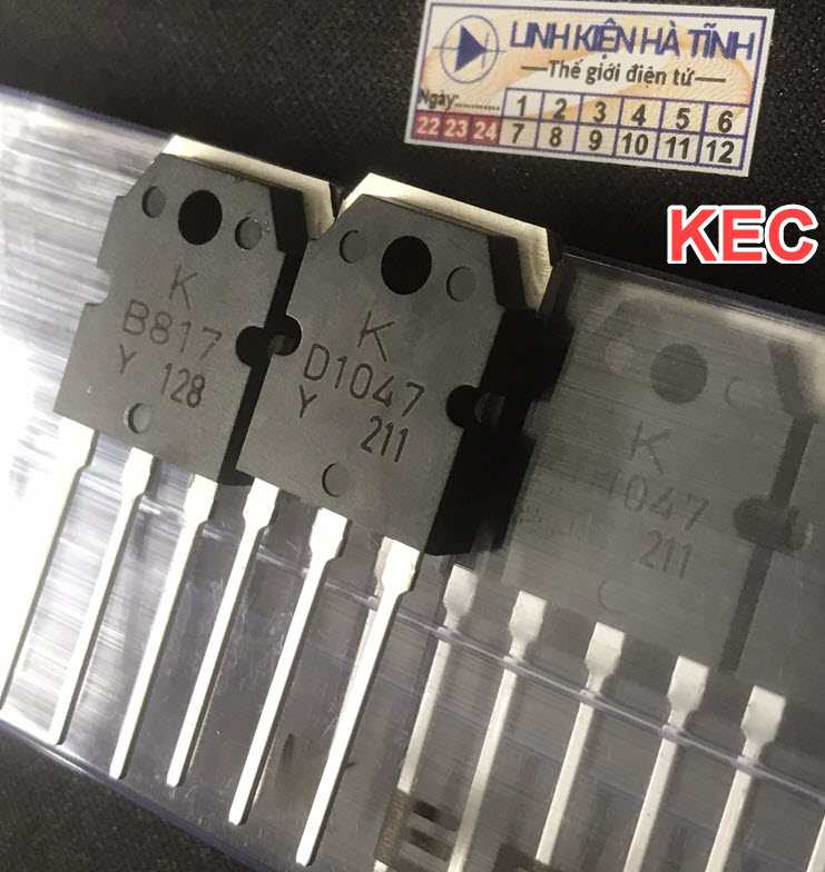 KTD1047 KTB817  KEC Transistor D1047 B817 MỚI