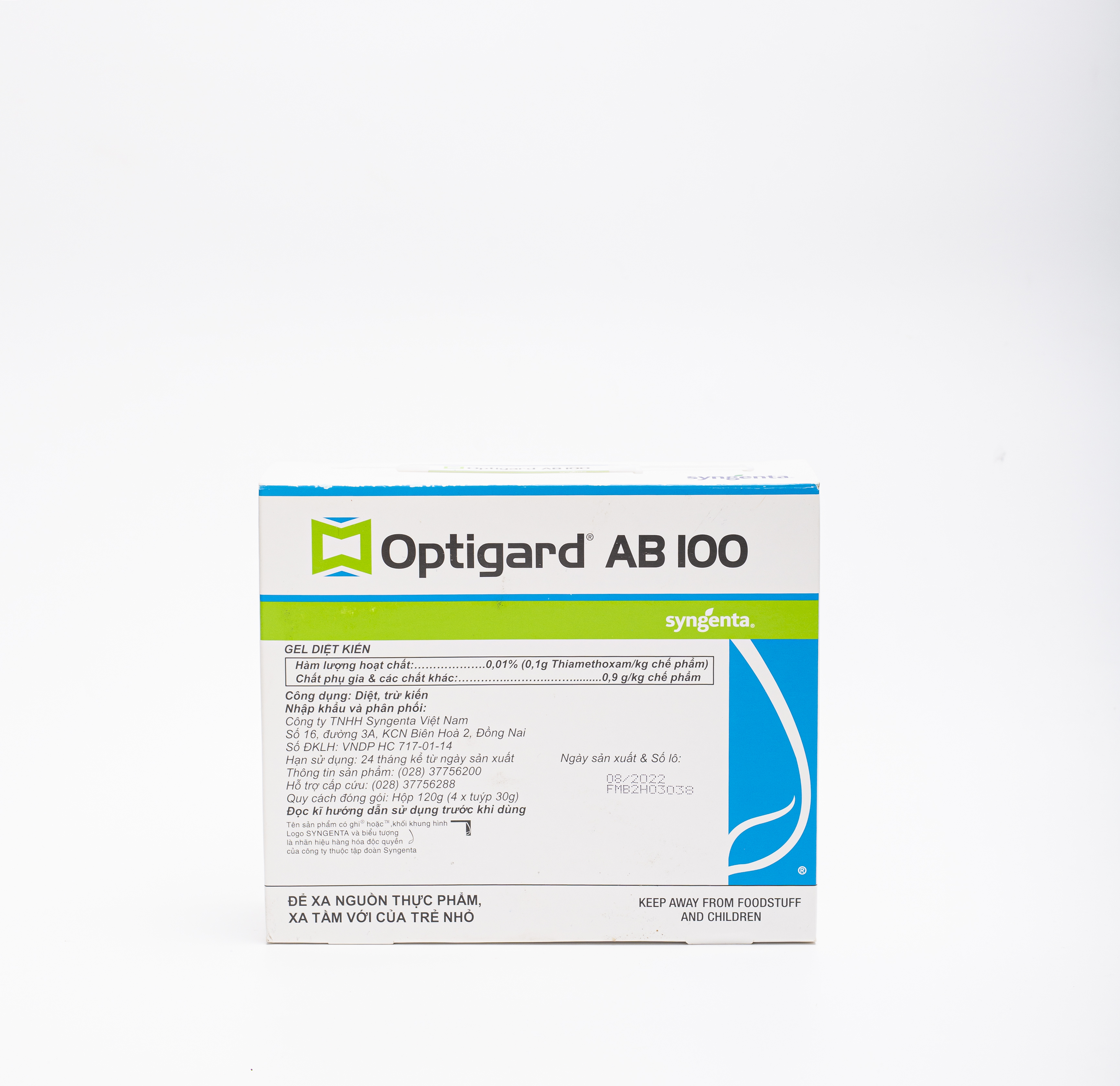 Bả gel diệt kiến sinh học OPTIGARD AB 100 (ống xilanh 30gr)
