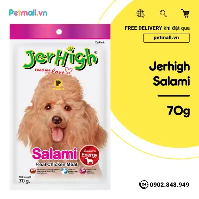 [HCM]Snack Jerhigh Salami 70g - 5 gói