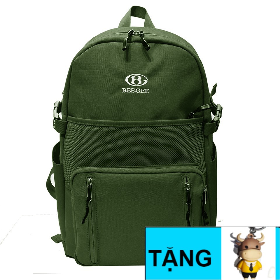( TẶNG KÈM MK TRÂU 2021 ) ( DÒNG CAO CẤP ) Balo nam nữ thời trang Hàn quốc BEE GEE 115 chống thấm nước dày dặn và chống shock laptop tốt BGS