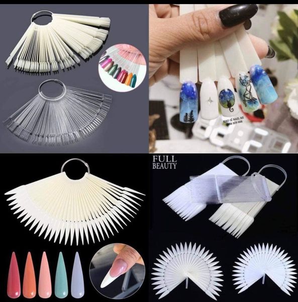 Móng que nhọn làm mẫu, tập sơn 50 que