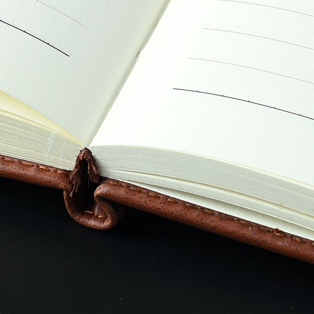 MMLUCK 4 Color Simple High Quality Work Planning Waterproof PU Leather Journal Diary Book A5 Notebook School Office Supplies Business Notepad