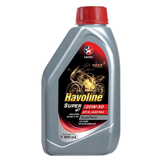 Nhớt caltex havoline 4t 20w50 0,8 lít hàng - mrphukien