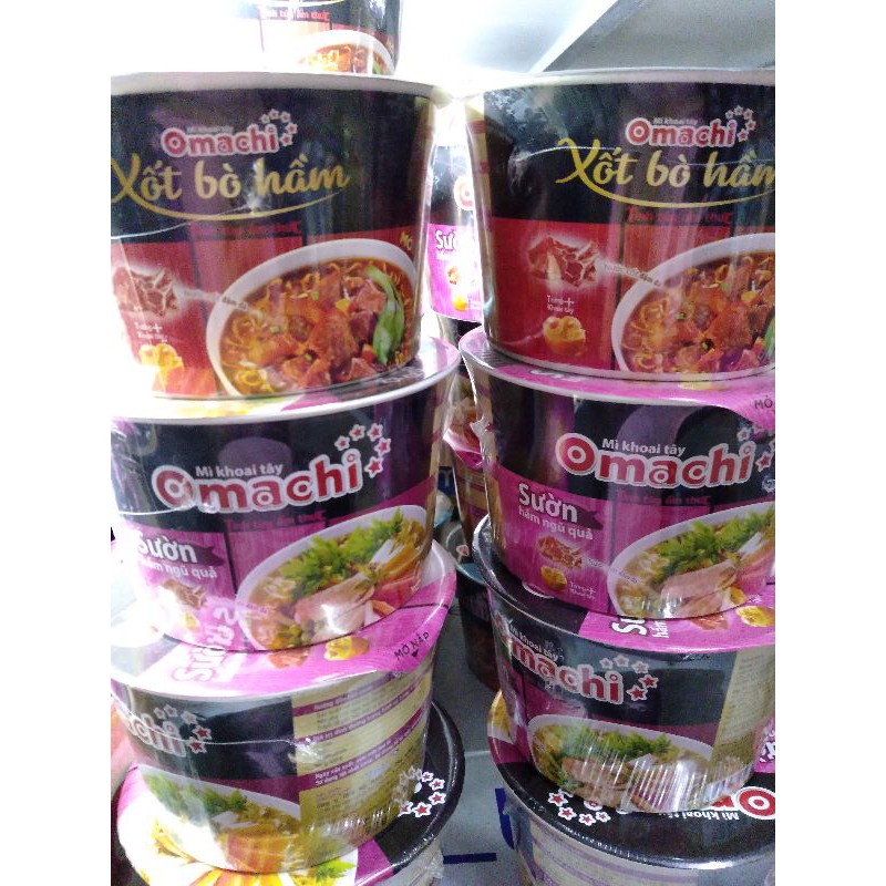 Mì bát Omachi vị Xốt bò hầm (92g)
