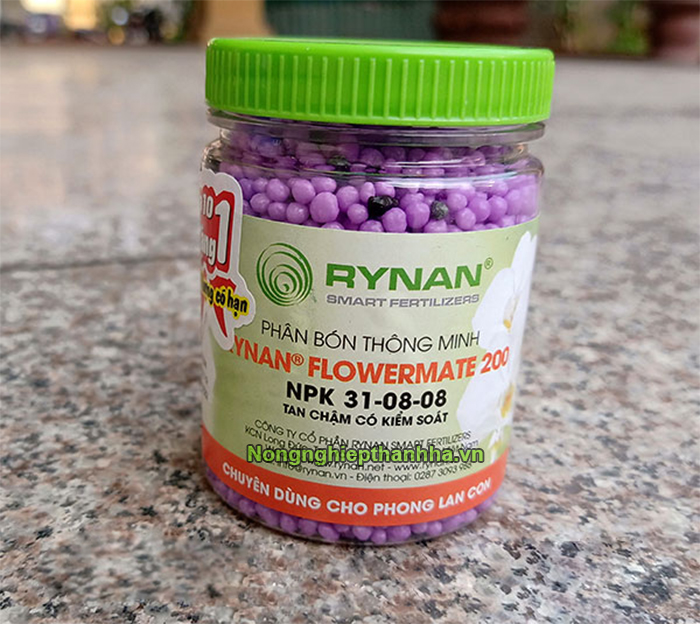 Phân tan chậm Rynan 200 cho lan - T160