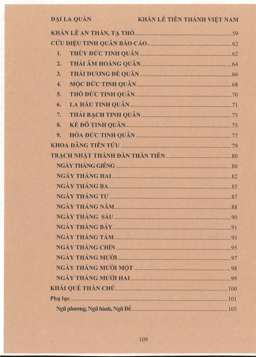 Khấn Lễ Tiên Thánh Việt Nam (Đạo Giáo Thần Tiên)