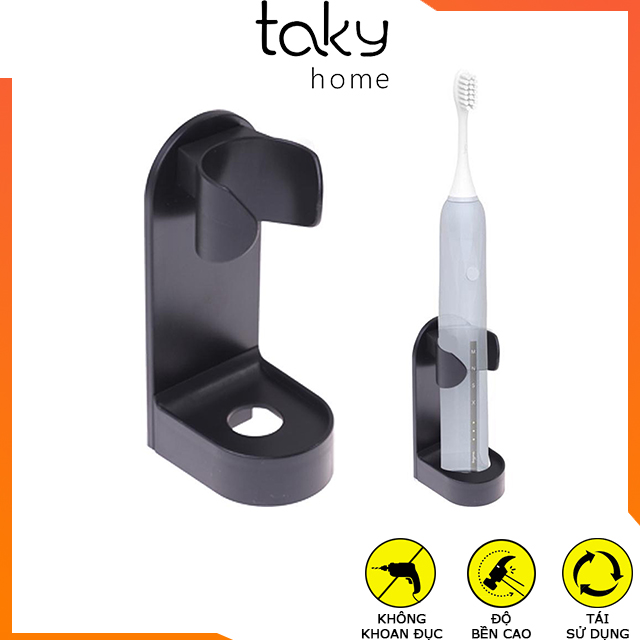 BÁO GIÁ Giá Để Bàn Chải Đánh Răng | Shopee Lazada Sendo Tiki mới nhất 24 Giá Để Bàn Chải Đánh Răng Điện Màu Đen Và Trắng Dán Tường, Giá Dán Tường Tiện Dụng, Không Khoan Đục Với Miếng 3M Siêu Chắc Chắn, Giá Đỡ Bàn Chải Đánh Răng, Luôn Sạch Sẽ và Khô Ráo. TakyHome 4020