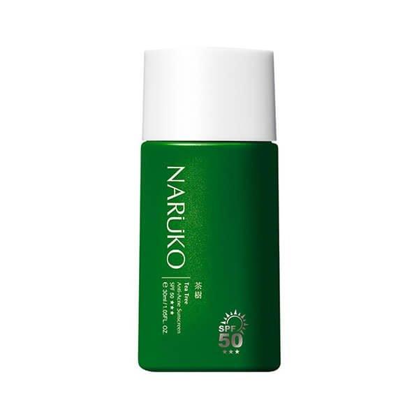 [HCM]Kem Chống Nắng Naruko Tea Tree Anti  Acne Sunscreen SPF50 PA+++30ml