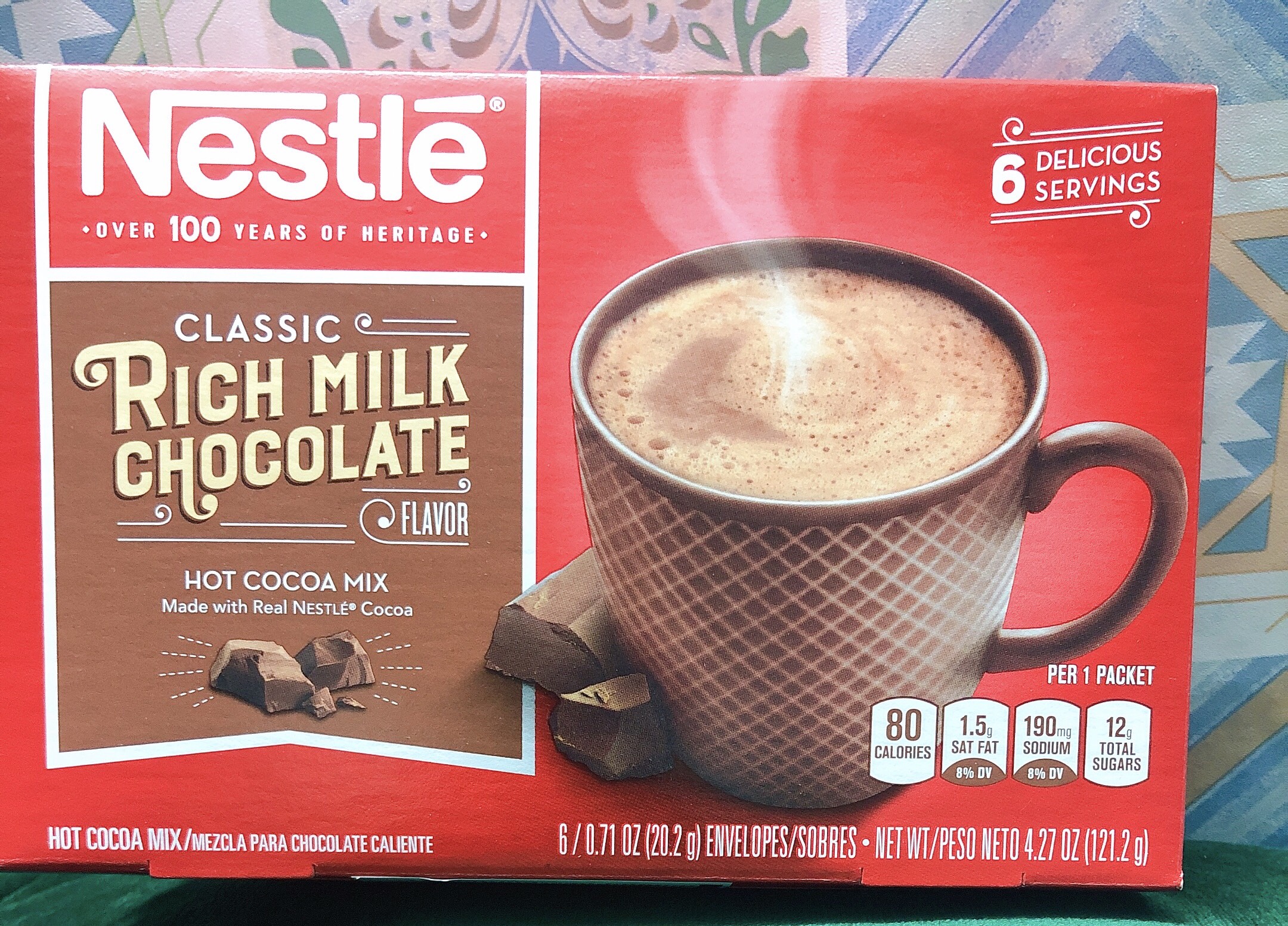 Bột Ca Cao Rich Milk Chocolate Hộp Nhập Khẩu Mỹ