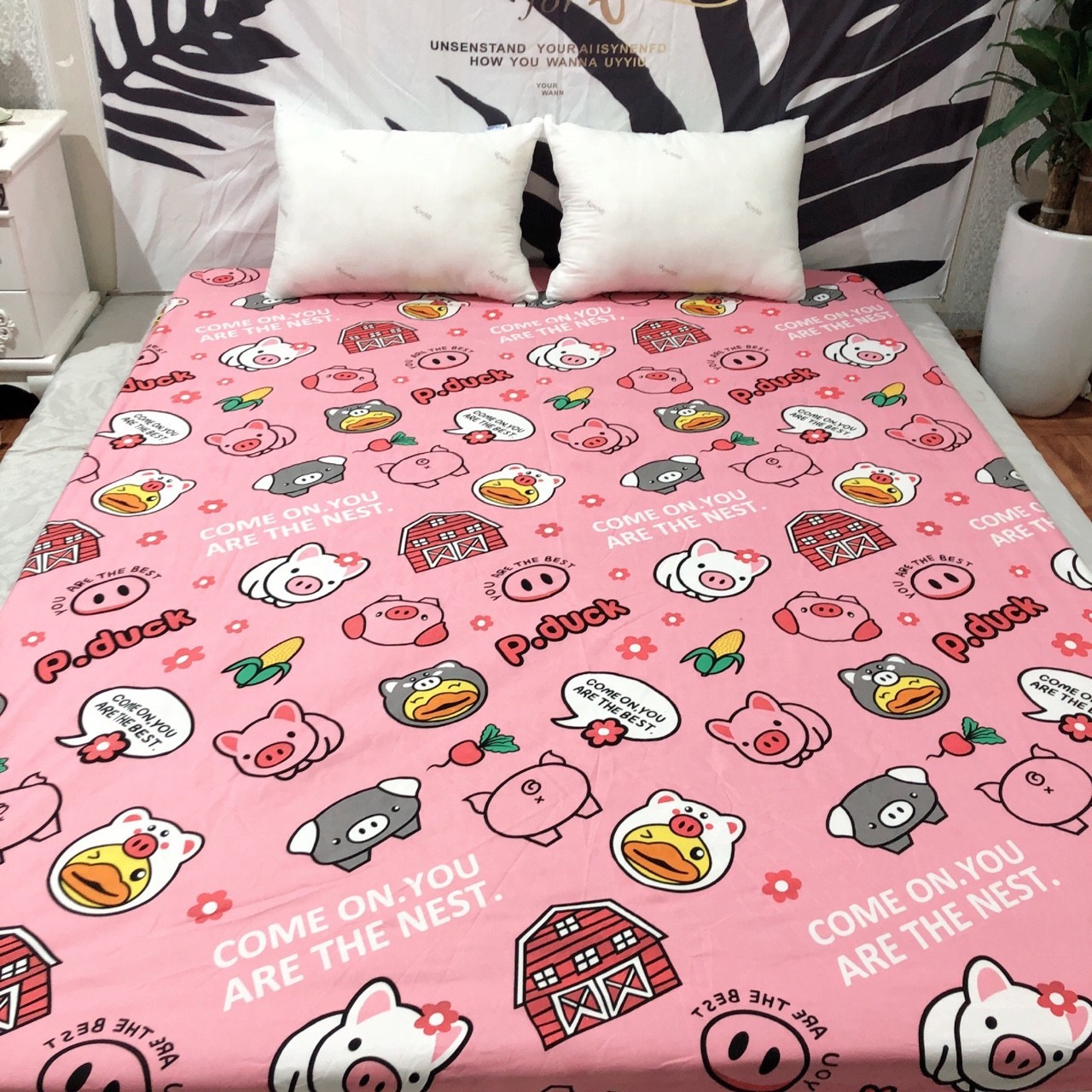 (FreeShip MAX) Ga Chống Thấm Cotton Cao Cấp, An Toàn Cho Bé