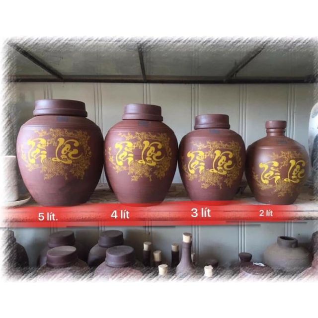 Chum sành đủ size 2l, 3l, 4l, 5l Bát Tràng