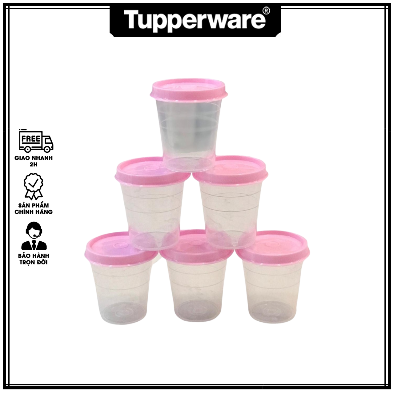 Hộp bảo quản thực phẩm Midget 60ml (Màu nắp ngẫu nhiên) (1 cái) - Tupperware