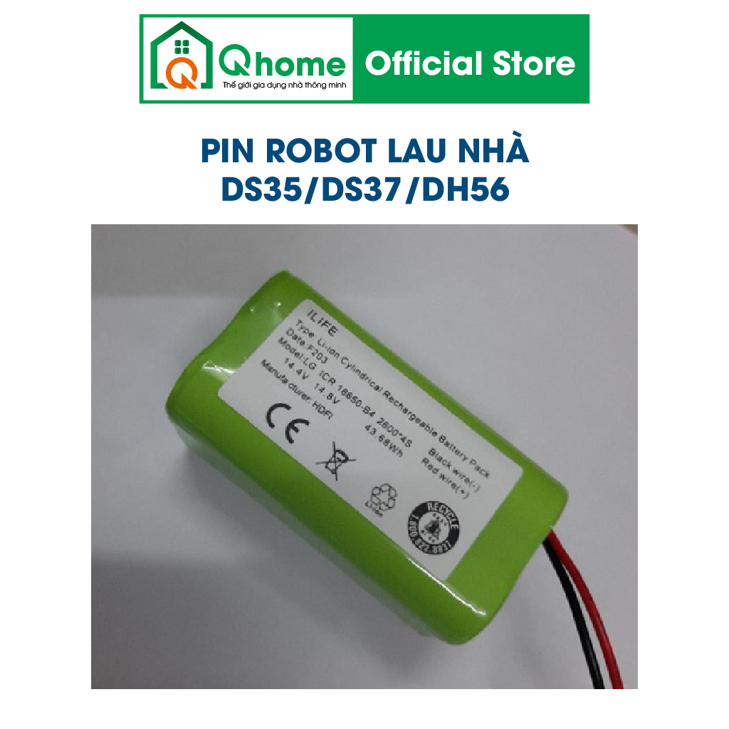 Pin robot lau nhà DS35/DS37/DH56
