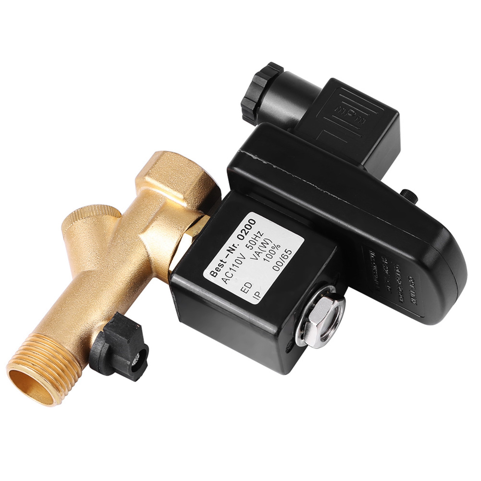 G1/2 DN15 Automatic Electronic Timed Drain Valve for Air Compressor Condensate Management