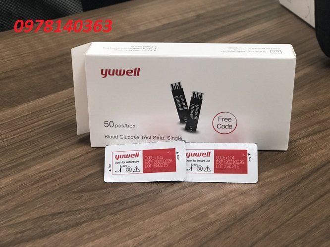 Que thử đường huyết yuwell y330 50 que