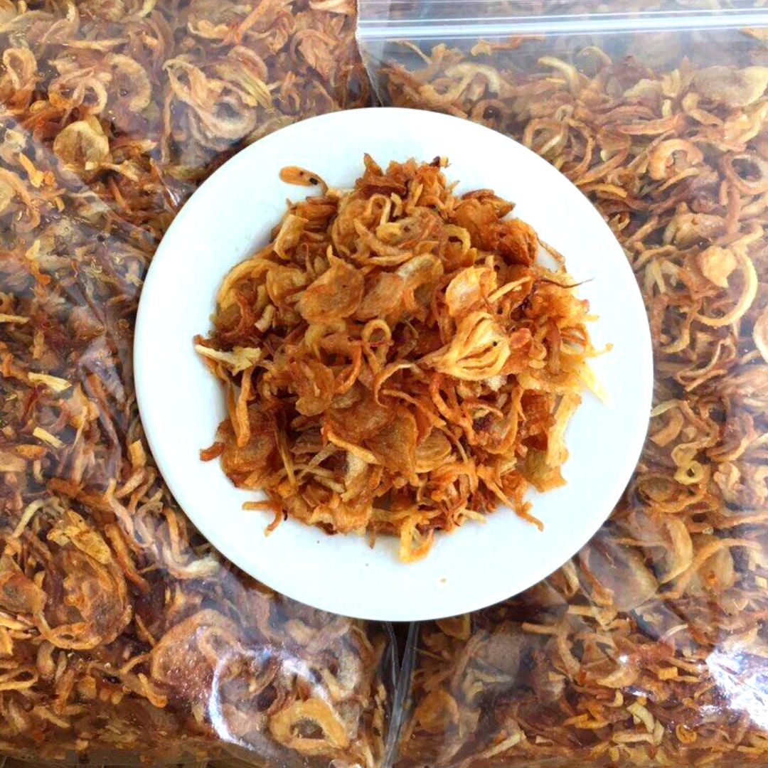 500g Hành phi nhà làm nguyên chất thơm giòn ngon