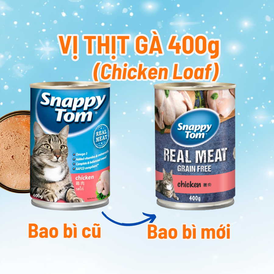 Combo 4 get 1-pate for Snappy Tom can 400g