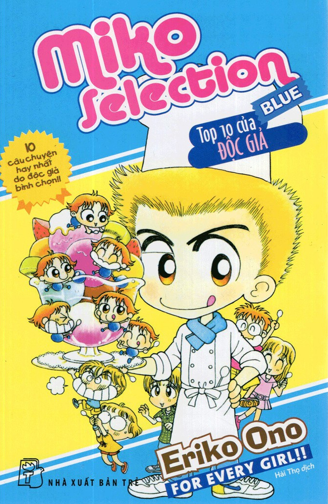 Fahasa - nhóc miko! cô bé nhí nhảnh - miko selection - blue - top 10 của độc giả