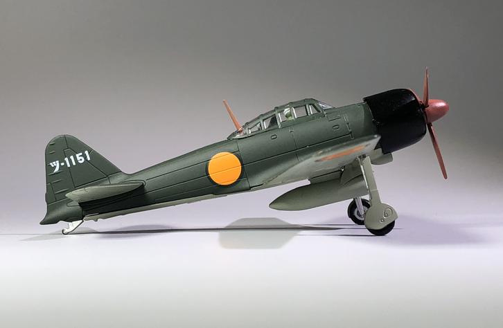Mô hình máy bay WWII A6M3 Zero Fighter 1942 tỉ lệ 1:72