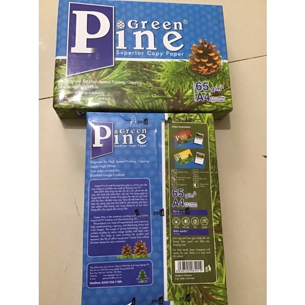 Giấy A4 Pine Green 500 tờ