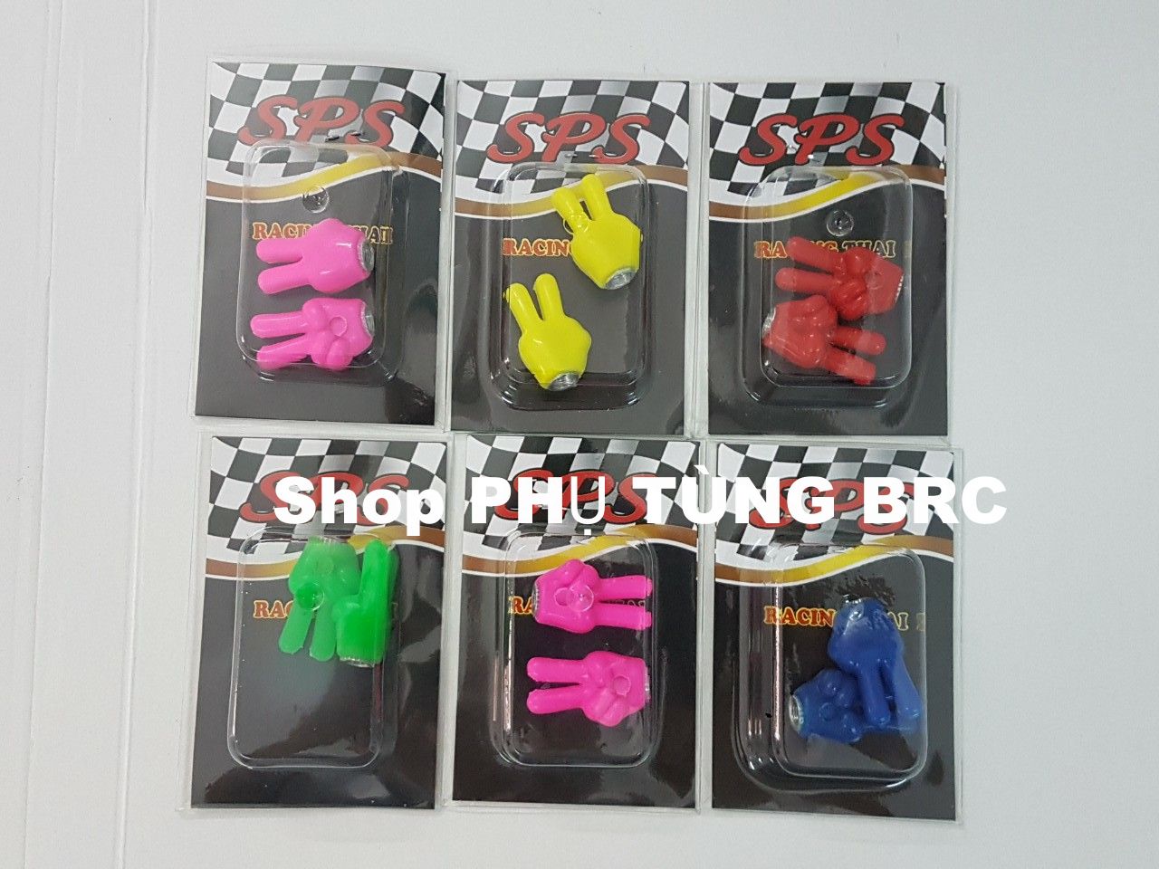 Van vòi xe máy kiểu 2 ngón tay ( SL: 1 cặp, có đủ màu cho khách chọn)