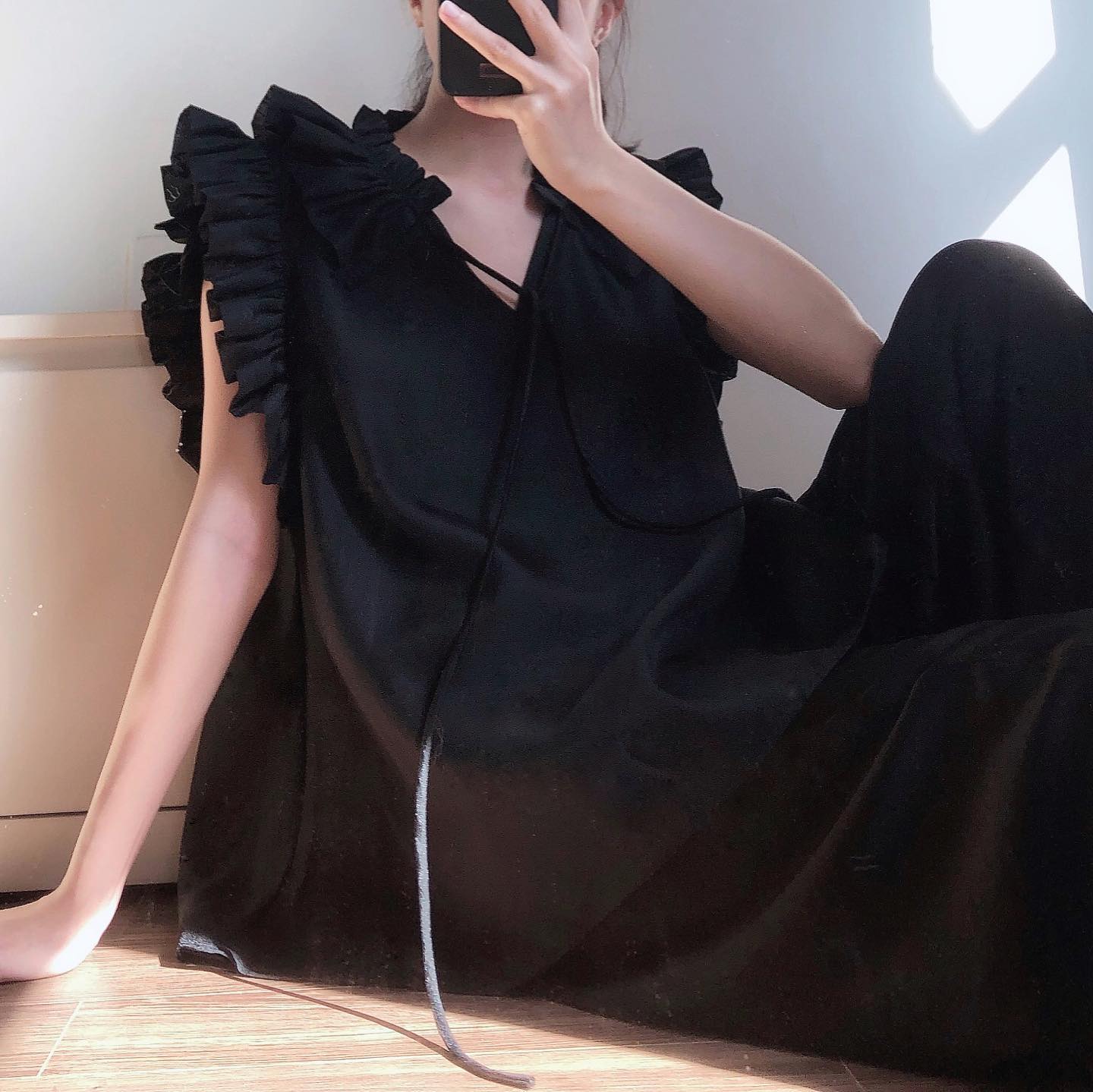 Áo cổ bèo  Vera Top - Gihy.lumos