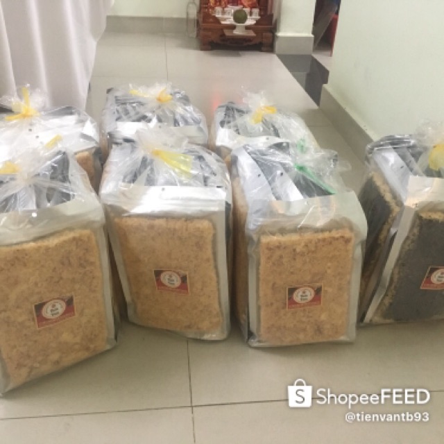 COMBO 5 miếng cơm cháy siêu chà bông heo( lợn) cao cấp Tiến Vua
