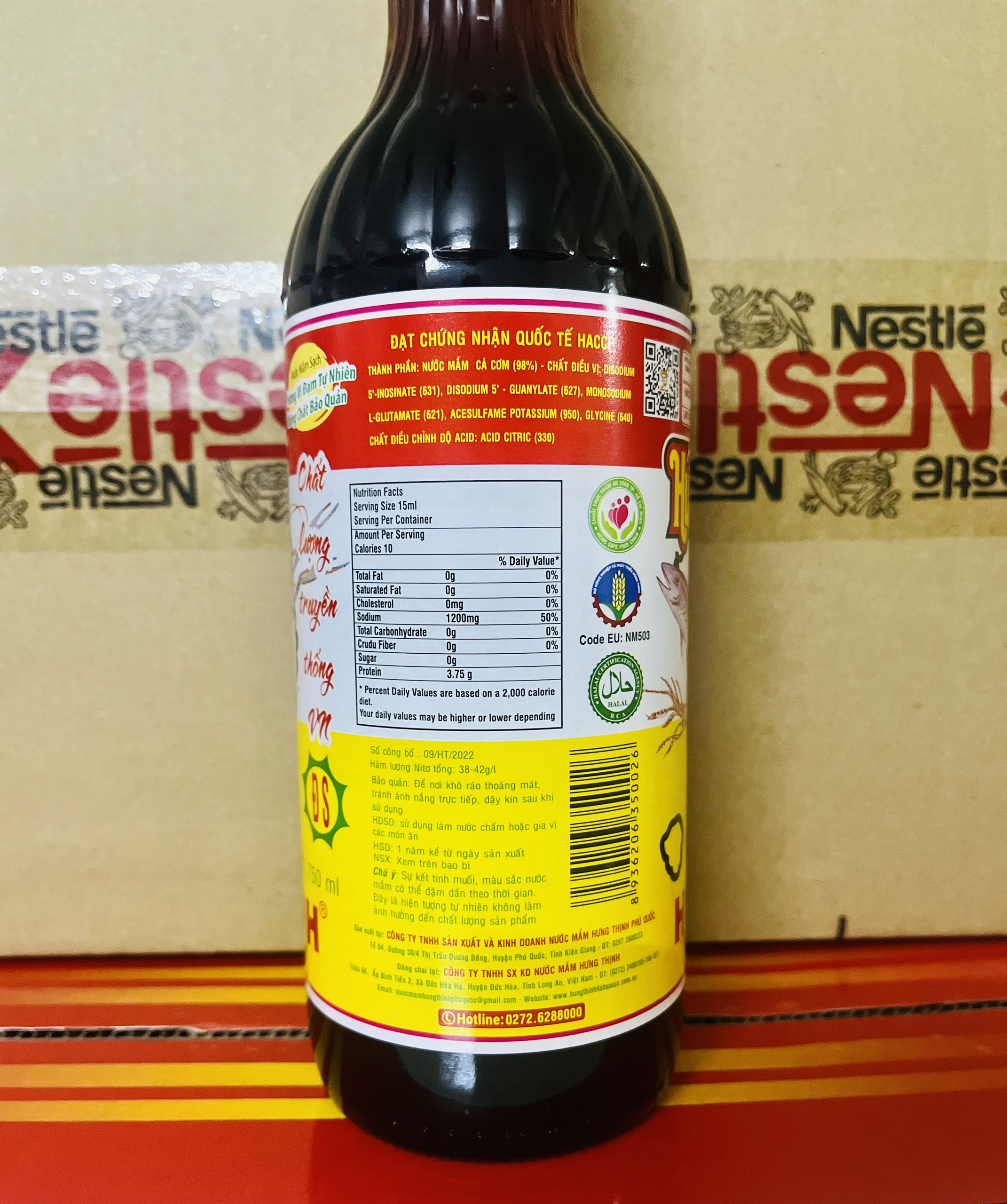 Nước mắm cá cơm 35/40/60 độ Hưng Thịnh/Hạnh Phúc chai (500ml-620ml-750ml)