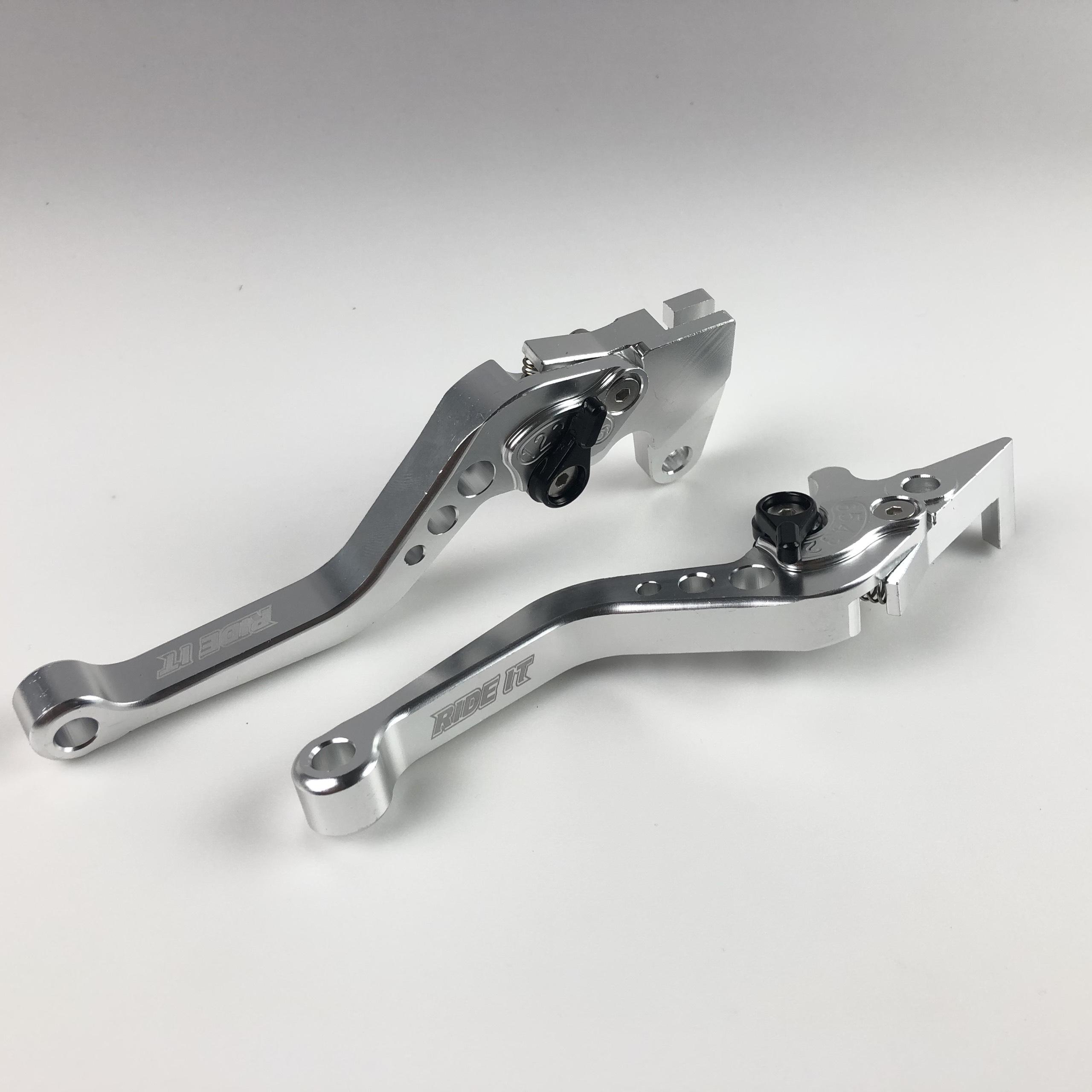 Tay thắng 6 số tăng chỉnh nhập khẩu dùng cho các dòng xe NVX / Exciter 135-150 ( màu trắng bạc) - Sài Gòn Maxspeed