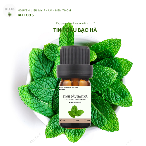 [HCM]Tinh dầu Bạc Hà Ấn Độ nguyên chất
