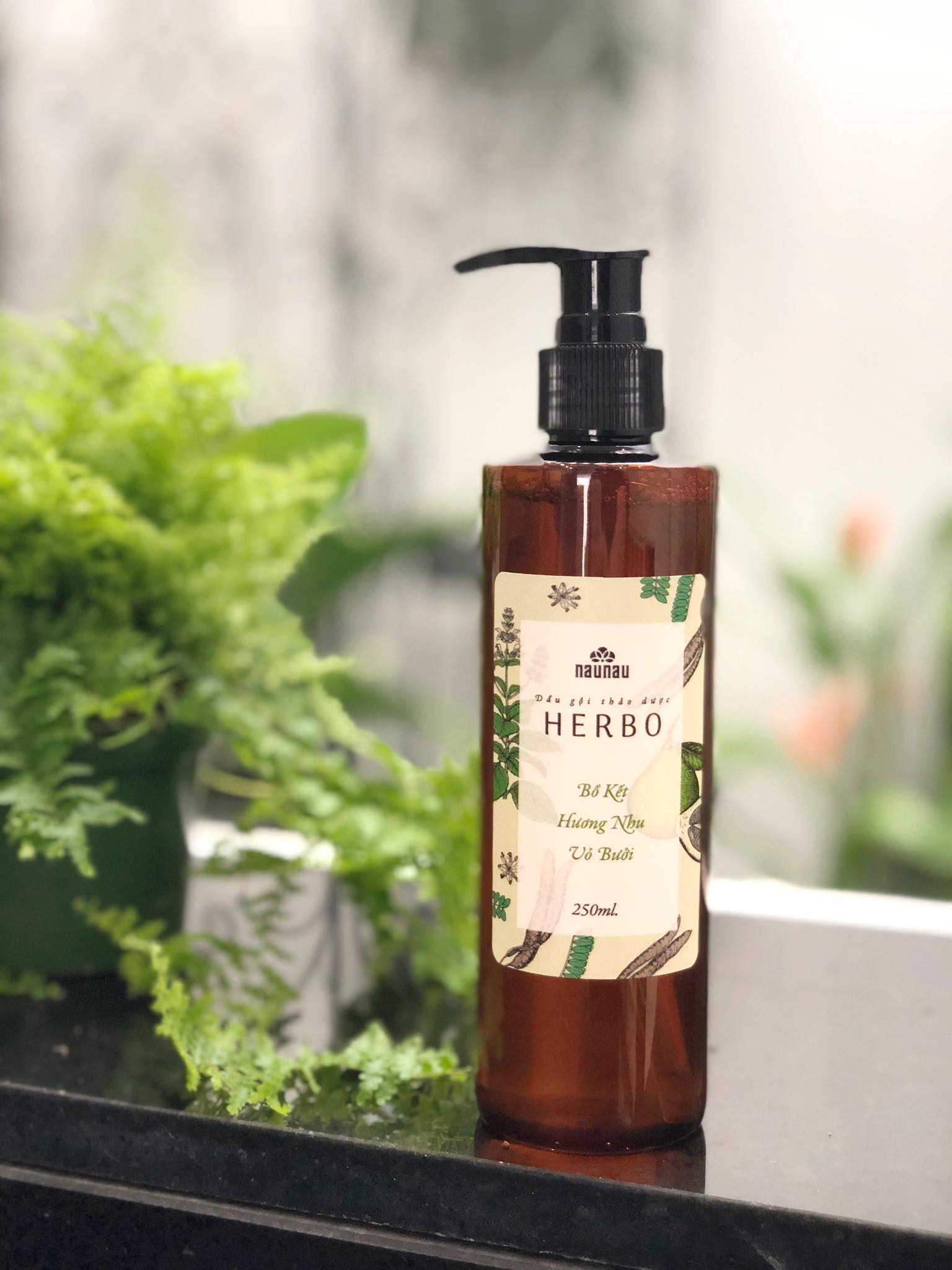 DẦU GỘI THẢO DƯỢC HERBO 300ML