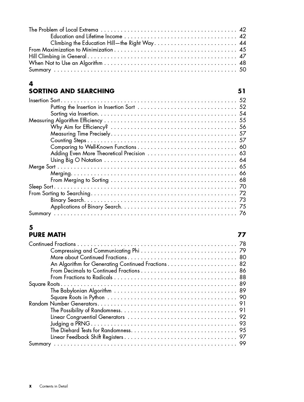 Dive Into Algorithms