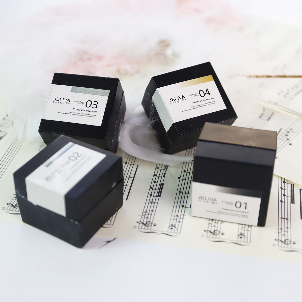 Gel nhện nail JELIVA siêu dai 8g