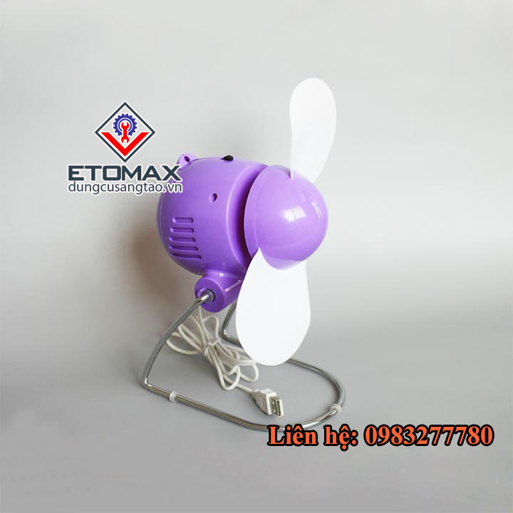Quạt con cóc mini cắm cổng USB