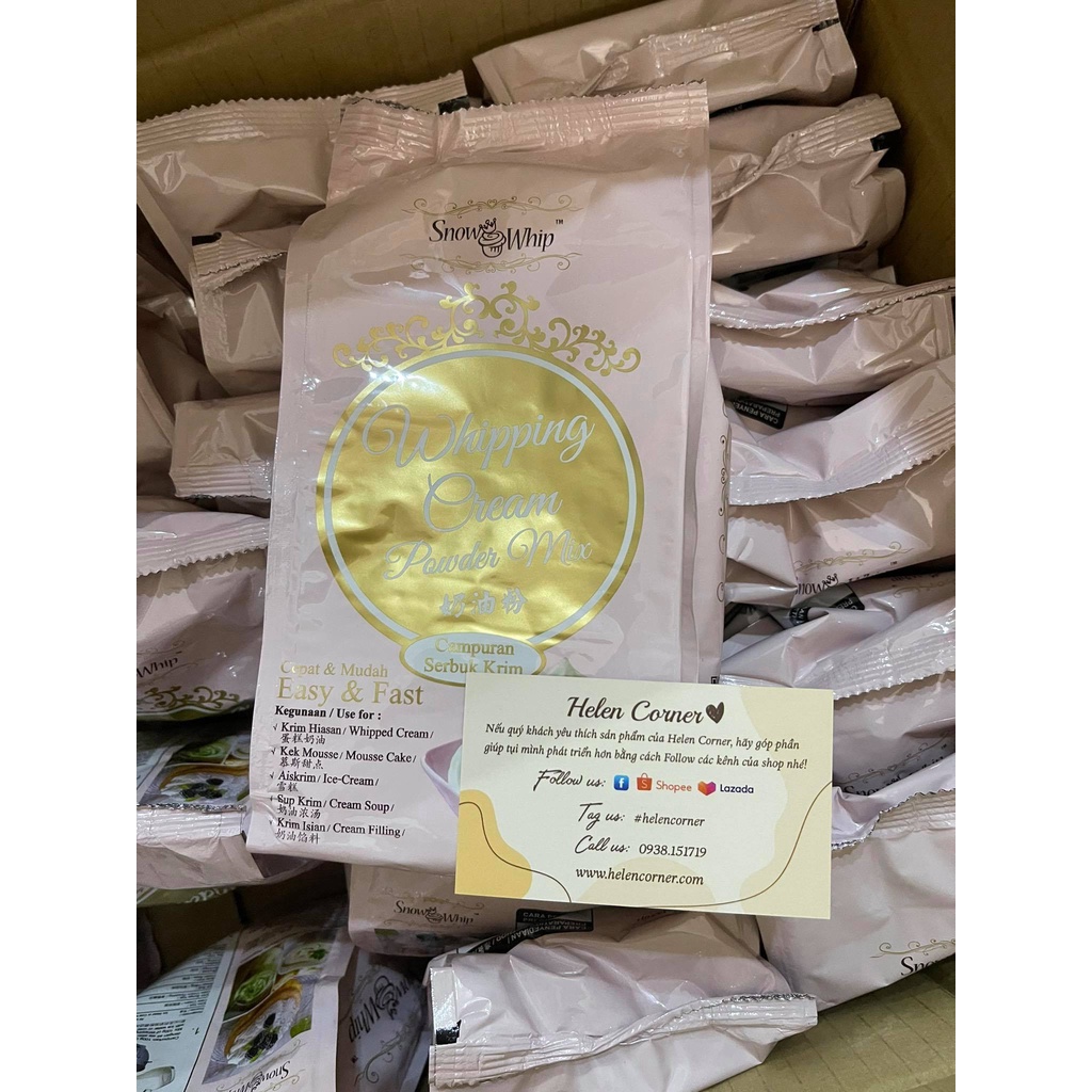 Bột Whipping Cream Malaysia 500g (Bột Sữa Béo)