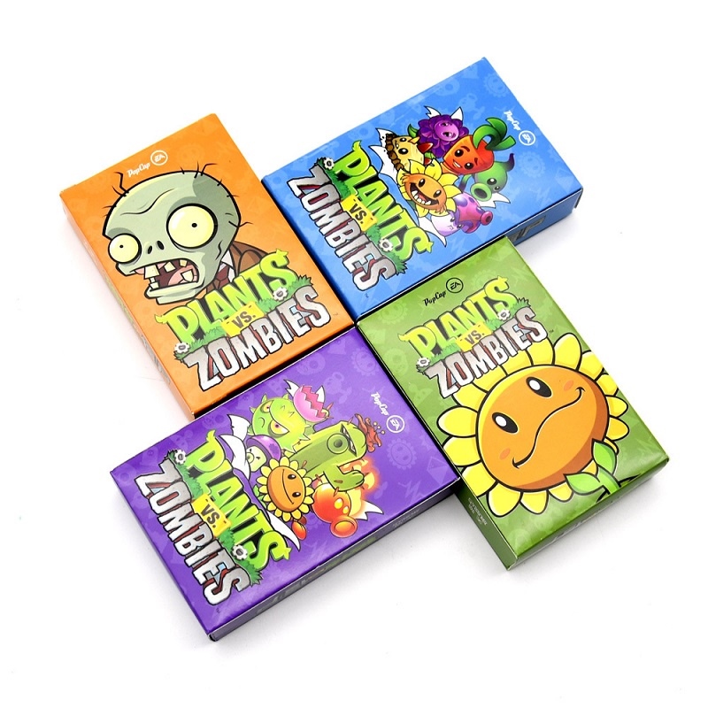 Bộ 55 Thẻ Bài Trò Chơi Plants vs Zombies Độc Đáo