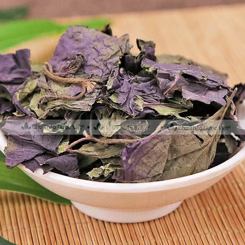 100g Lá Tía Tô Khô (Lá Thơm, Không Cành)