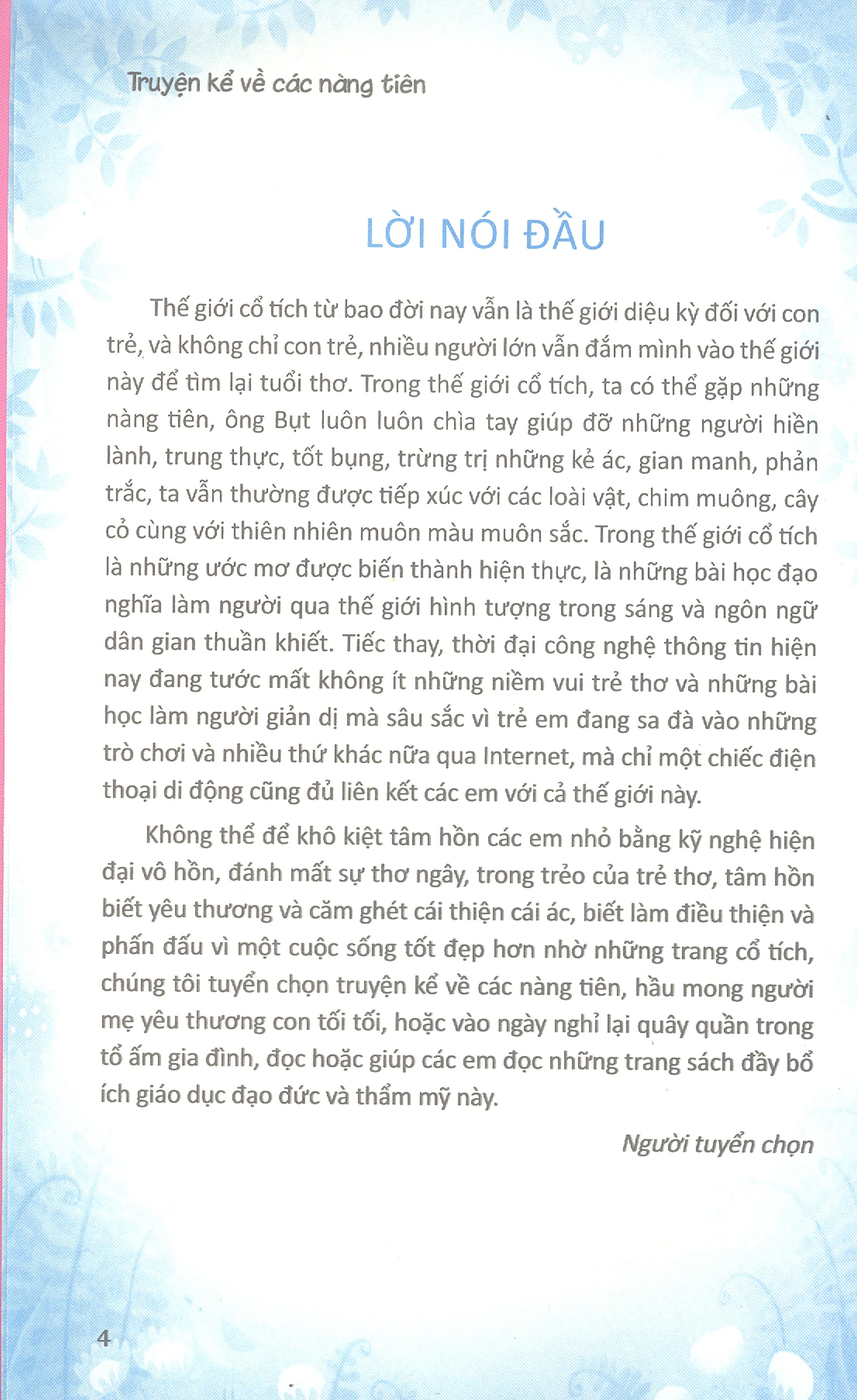 Truyện Kể Về Các Nàng Tiên