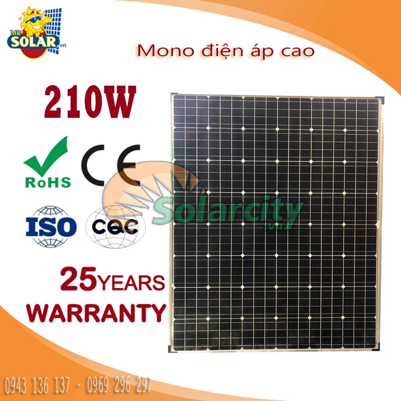 PIN NĂNG LƯỢNG MẶT TRỜI MONO 210W