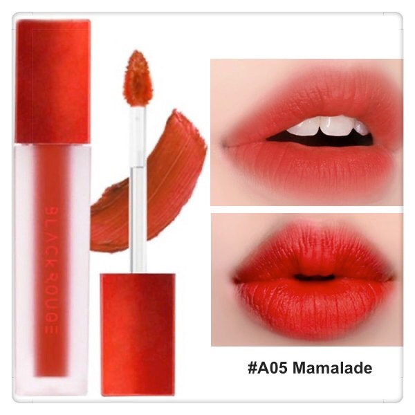 (Sẵn A01,A02,A03,A04,A05,A06,A07) Son Kem Lì Black Rouge Ver 1