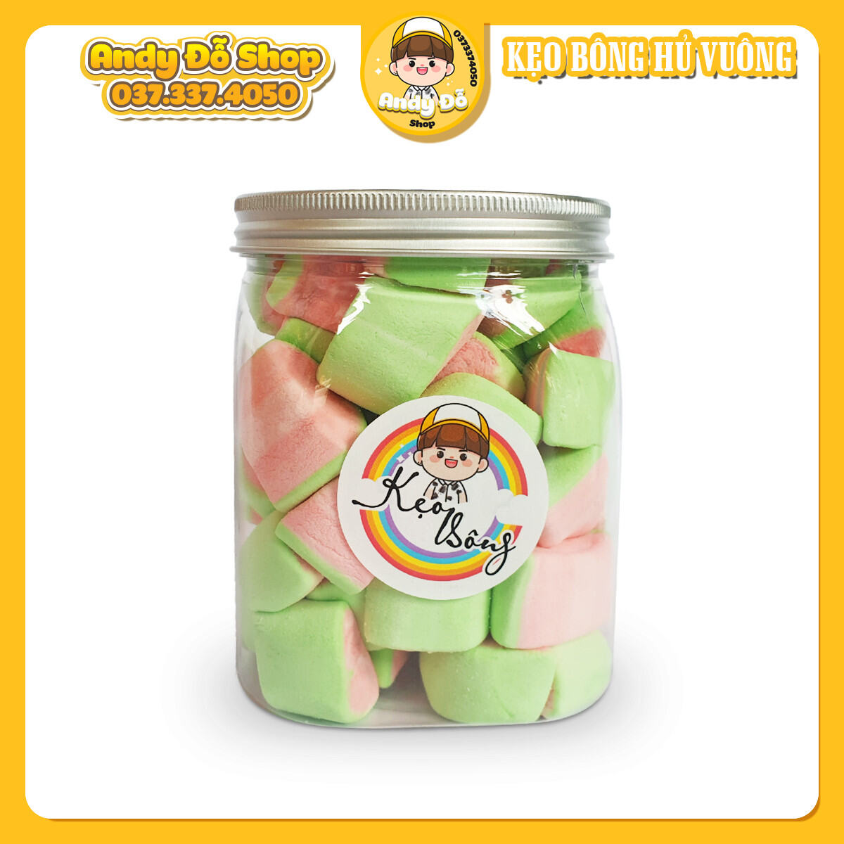 Kẹo Bông Gòn Marshmallow Thái Lan.
