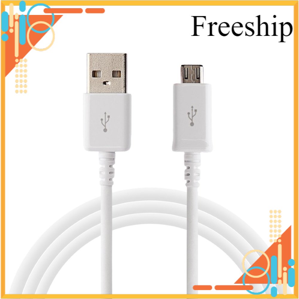 [Freeship Max] Cáp Micro USB tốc độ cao dành cho điện thoại Samsung 80cm (Trắng) 1000000104 Hot