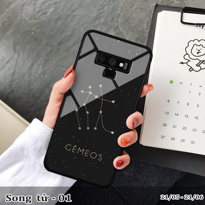 Ốp kính SAMSUNG NOTE 9 in cung hoàng đạo